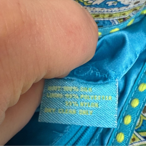 Vera Bradley Multicolor Paisley Mini Tote. Good used condition! - Picture 8 of 8